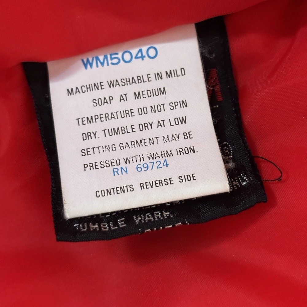 Columbia Parka‎ Jacket Men's L Navy Red Radial Sleeve Thinsulate Outdoors WM5040 - Picture 11 of 16